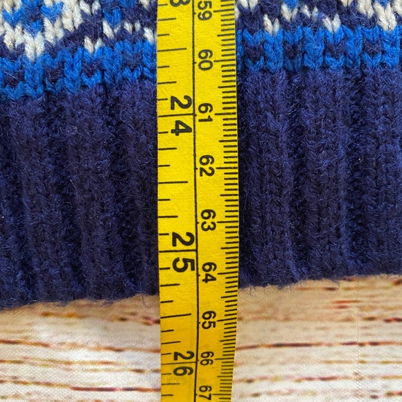 Northern Reflections Fair Isle Zip-Up Sweater – Women’s XL – Navy Blue - Picture 6 of 8